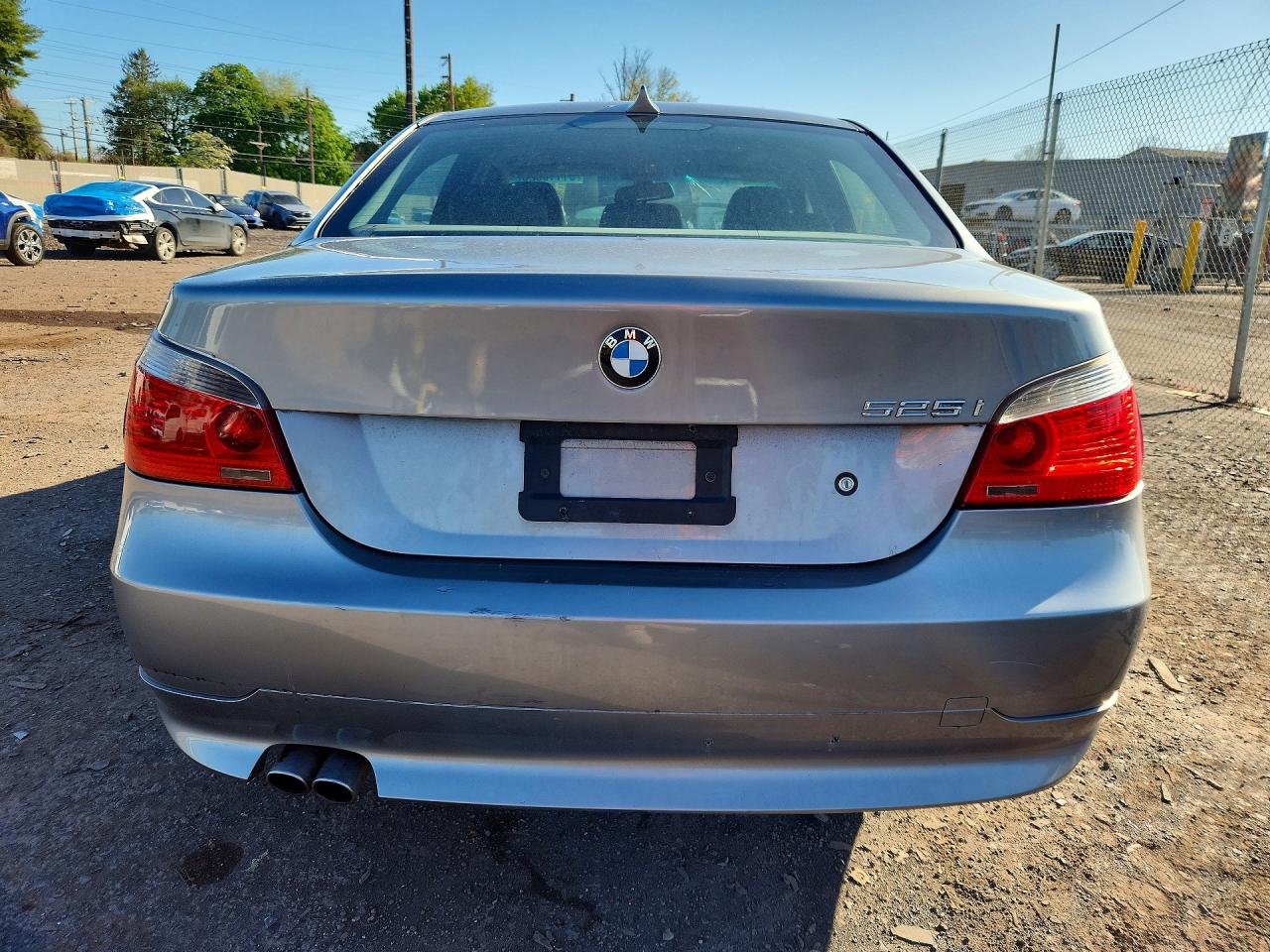 2005 Bmw 525i Silver vin: WBANA53535B858370