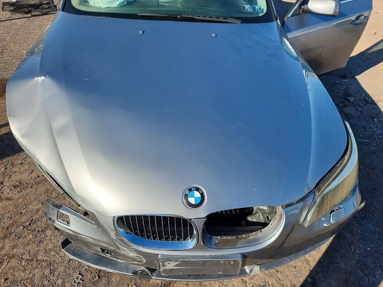 2005 Bmw 525i Silver vin: WBANA53535B858370