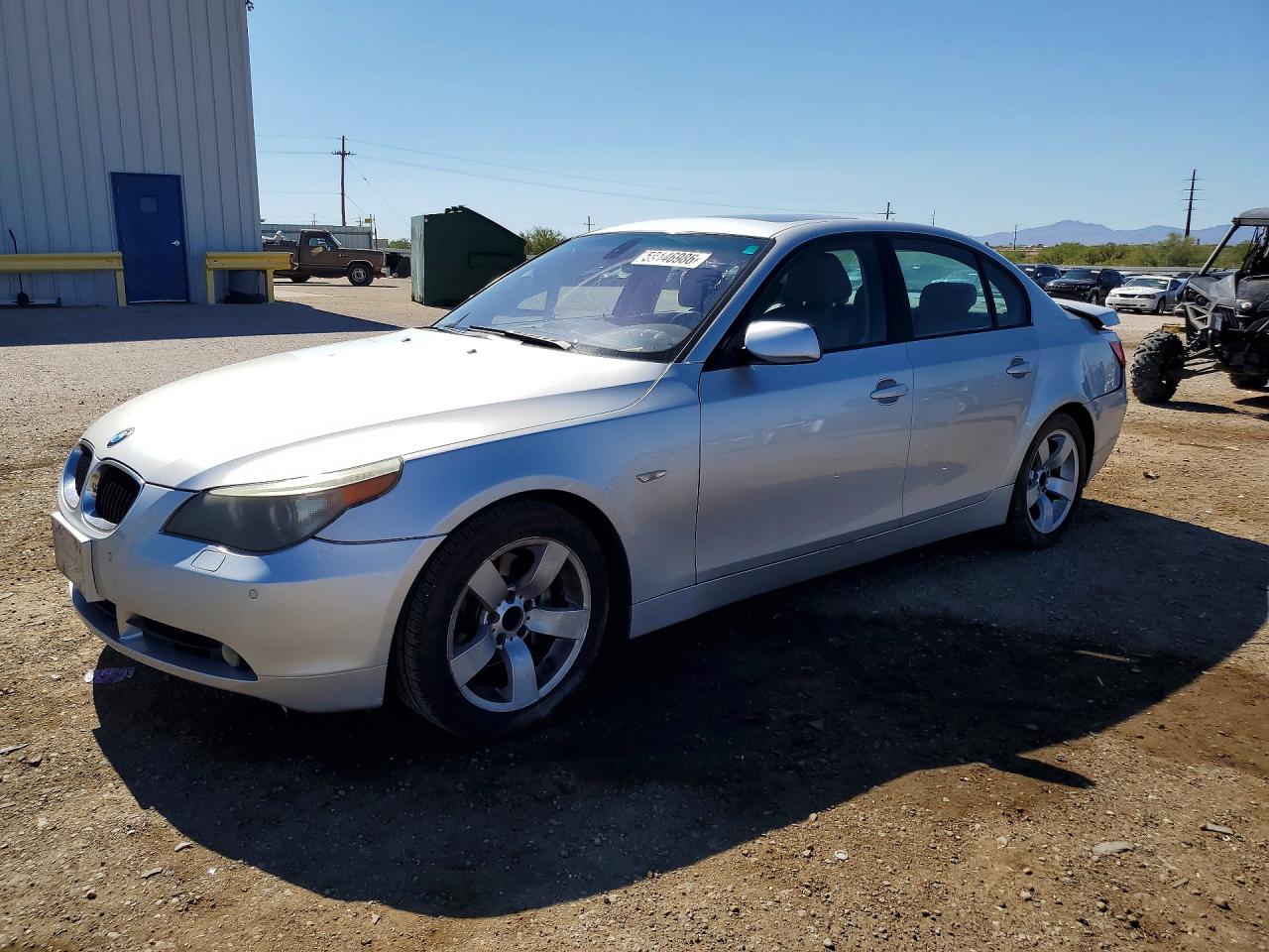 2004 Bmw 525 I Silver vin: WBANA53544B846632