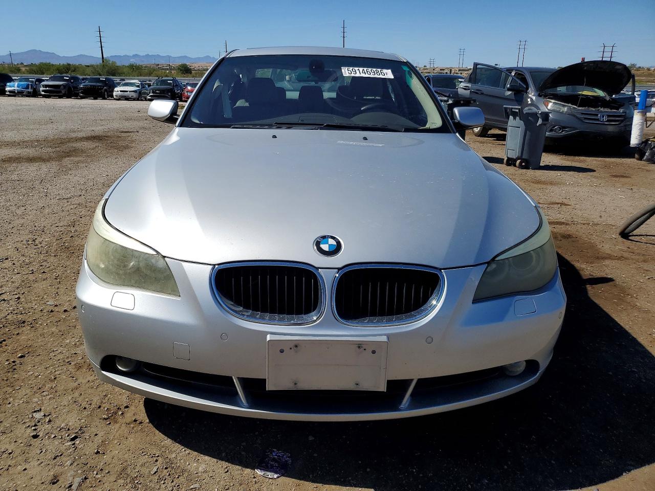 2004 Bmw 525 I Silver vin: WBANA53544B846632