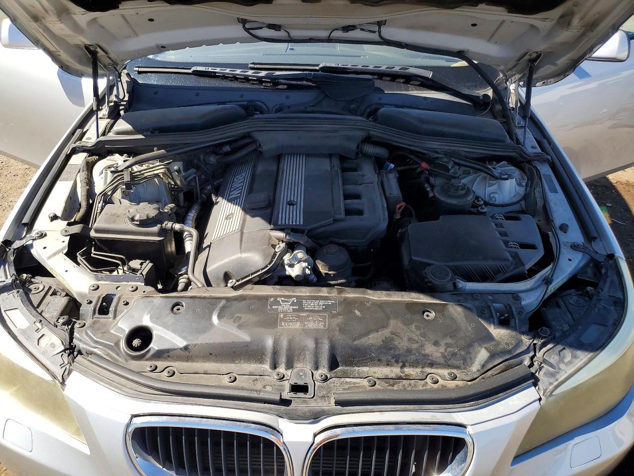 2004 Bmw 525 I Silver vin: WBANA53544B846632