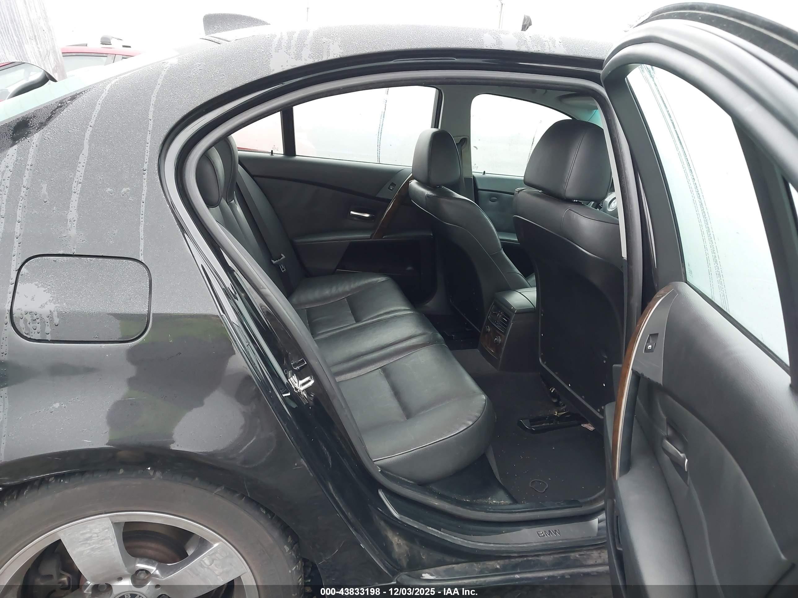 2005 Bmw 525i   Black vin: WBANA53545B856062