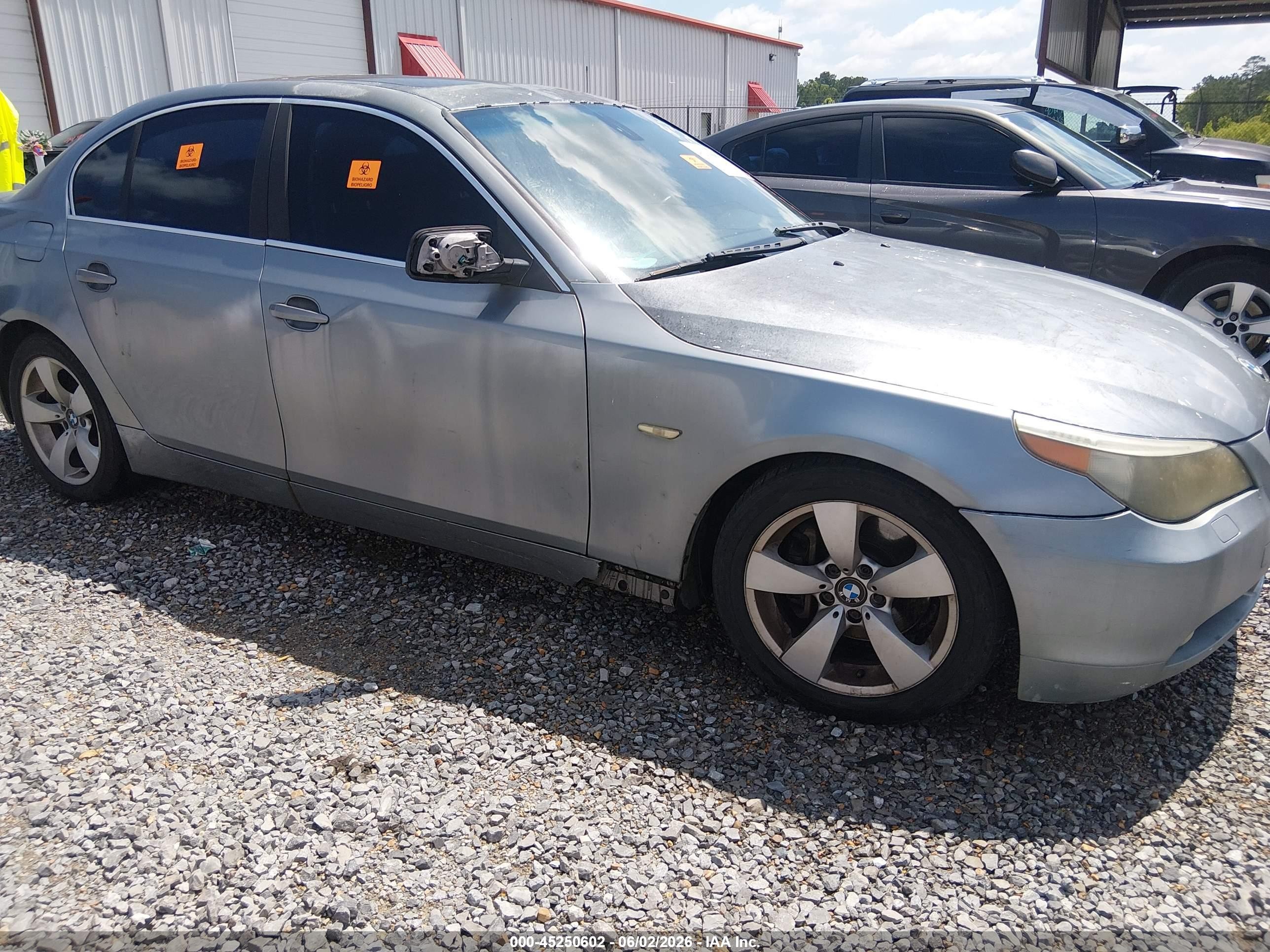2005 Bmw 525i   Gray vin: WBANA53545B863402