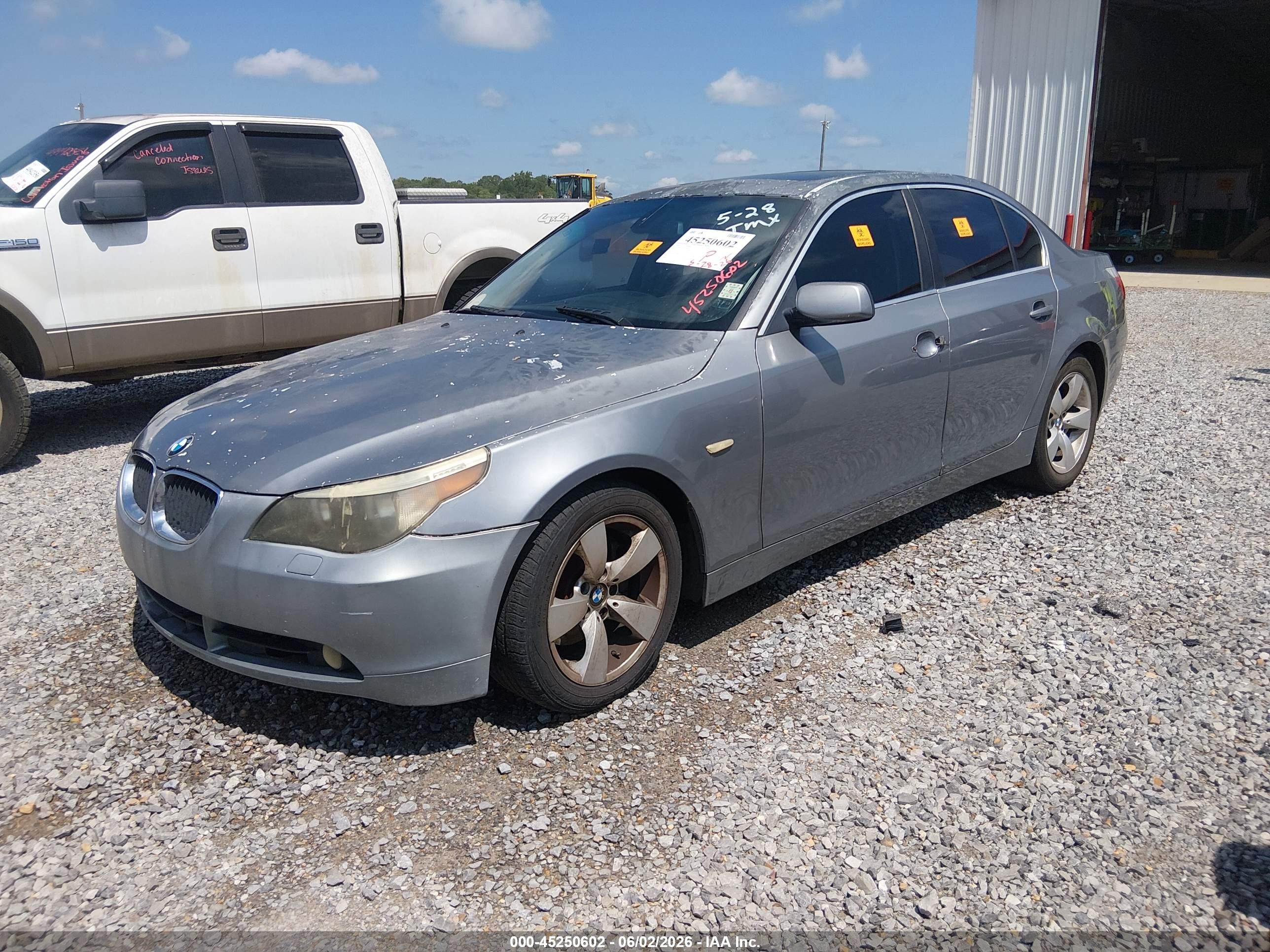 2005 Bmw 525i   Gray vin: WBANA53545B863402