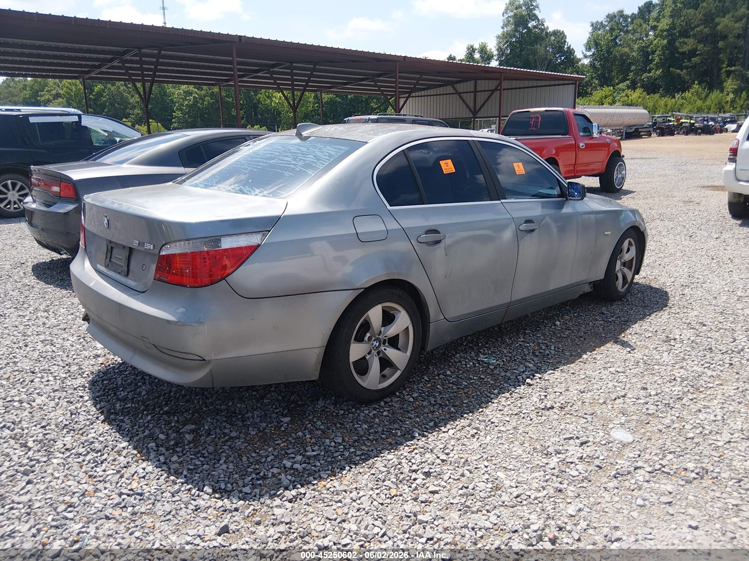 2005 Bmw 525i   Gray vin: WBANA53545B863402