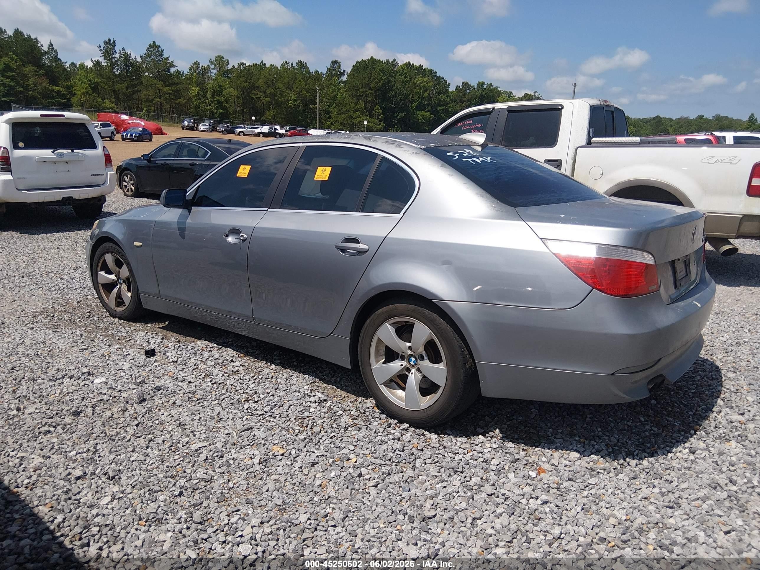 2005 Bmw 525i   Gray vin: WBANA53545B863402