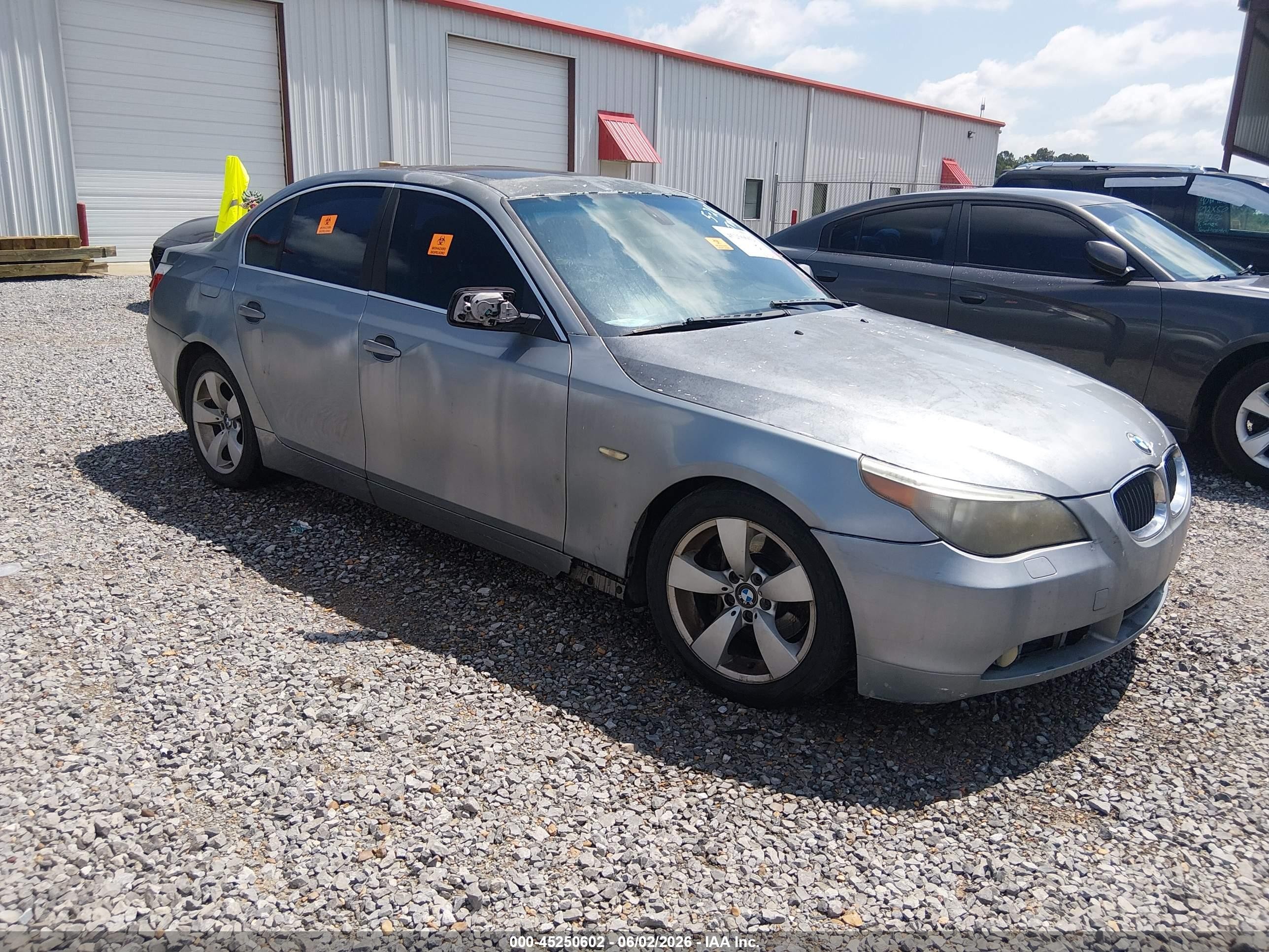 2005 Bmw 525i   Gray vin: WBANA53545B863402