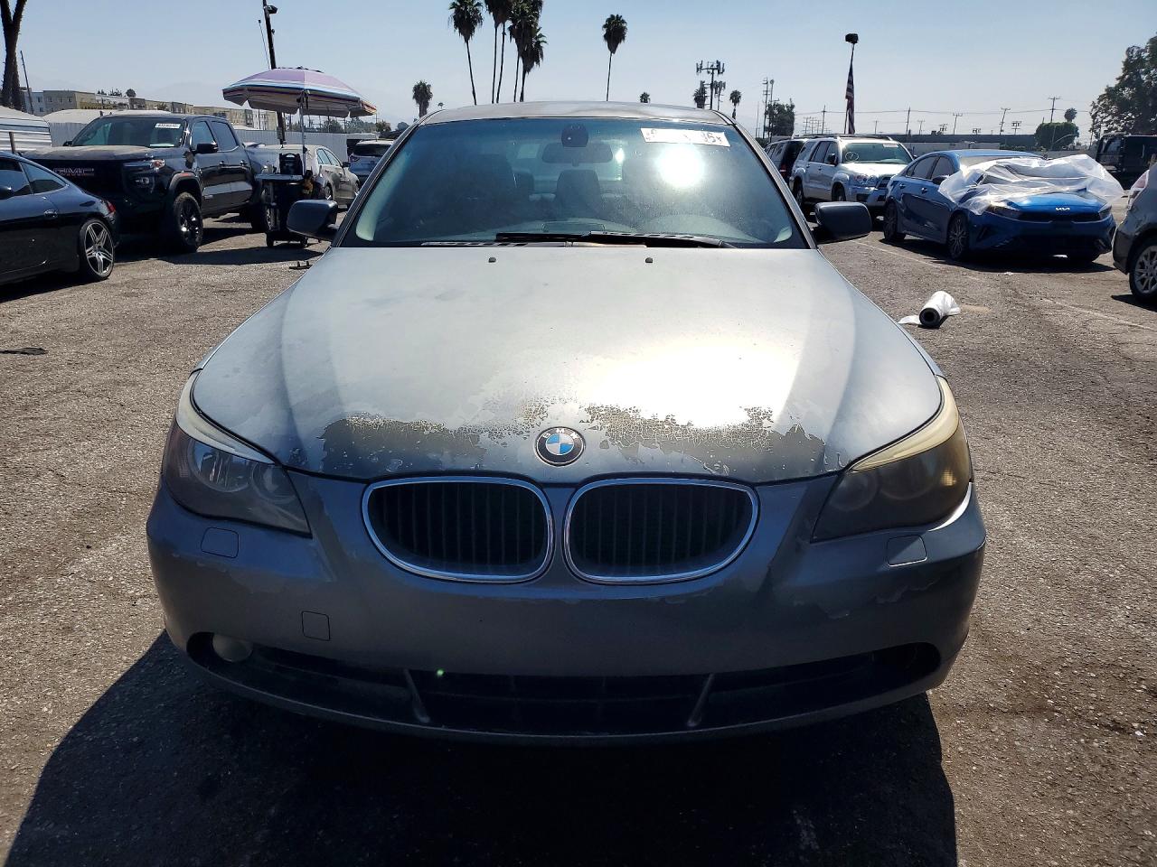 2004 Bmw 525 I Серый vin: WBANA53564B175495