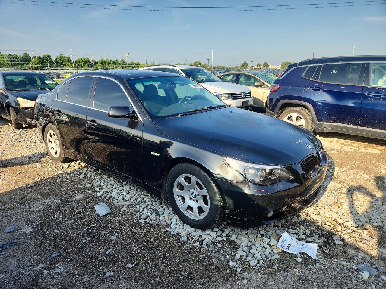 2004 Bmw 525 I Black vin: WBANA53564B846650