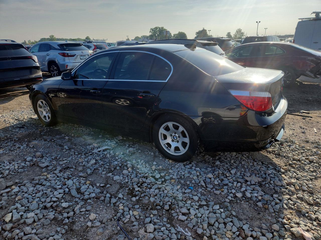 2004 Bmw 525 I Black vin: WBANA53564B846650