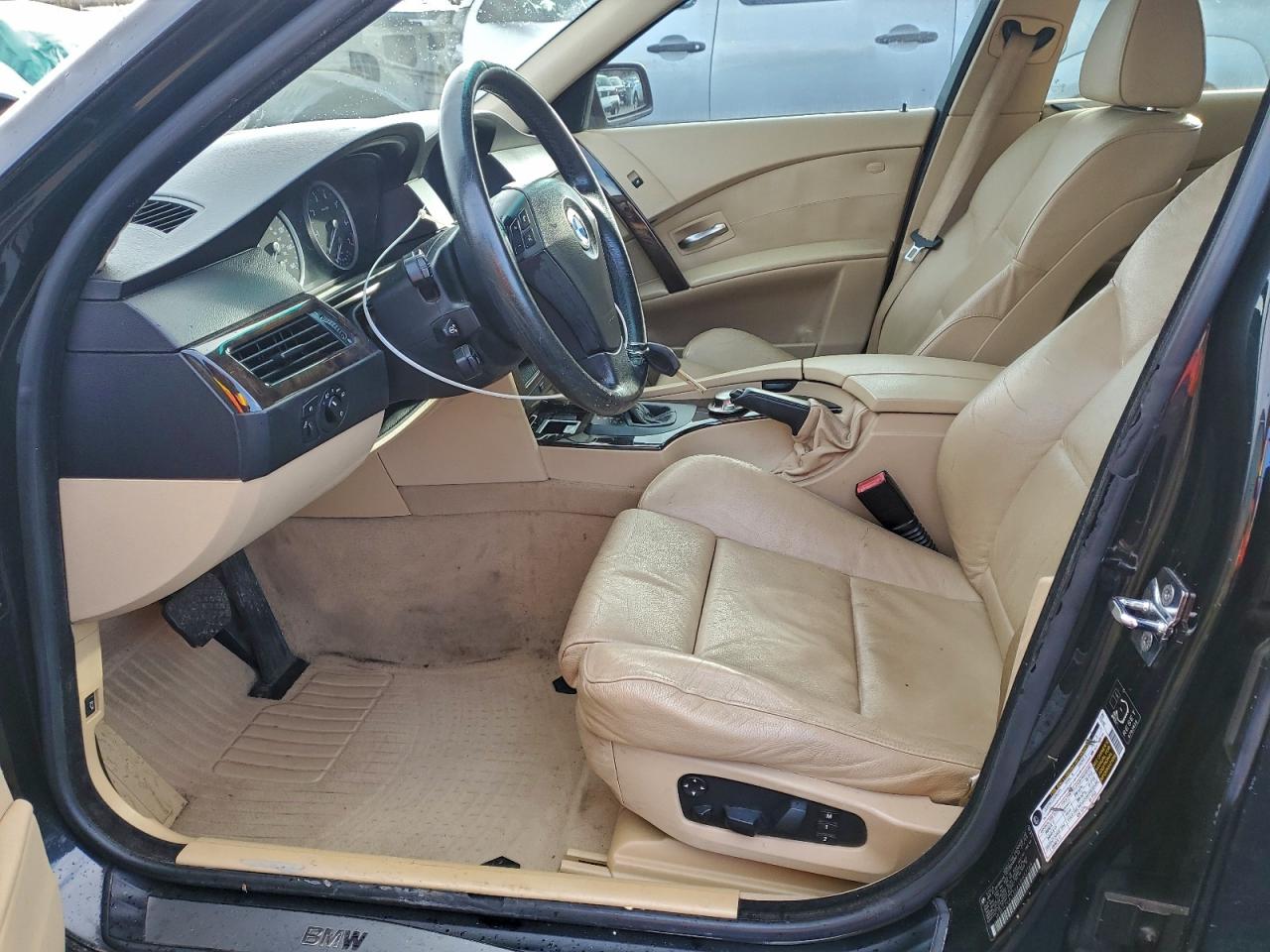 2005 Bmw 525 I Black vin: WBANA53565B857164