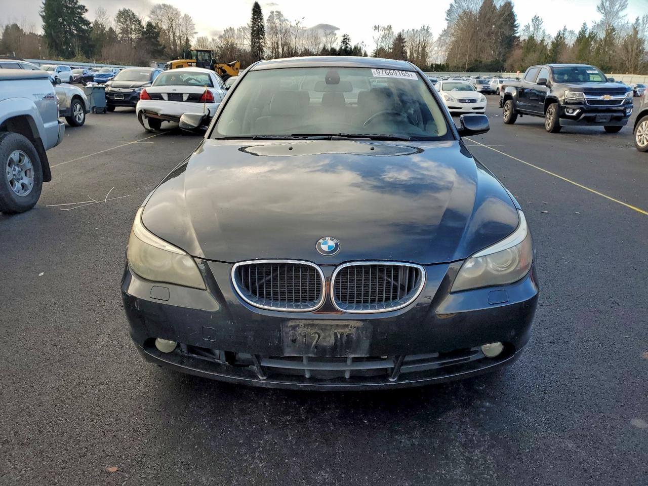 2005 Bmw 525 I Black vin: WBANA53565B857164