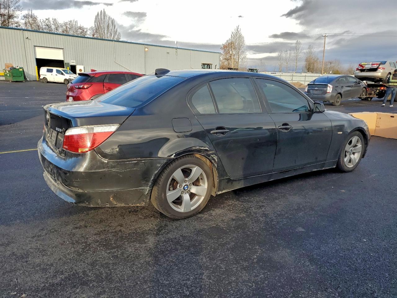 2005 Bmw 525 I Black vin: WBANA53565B857164