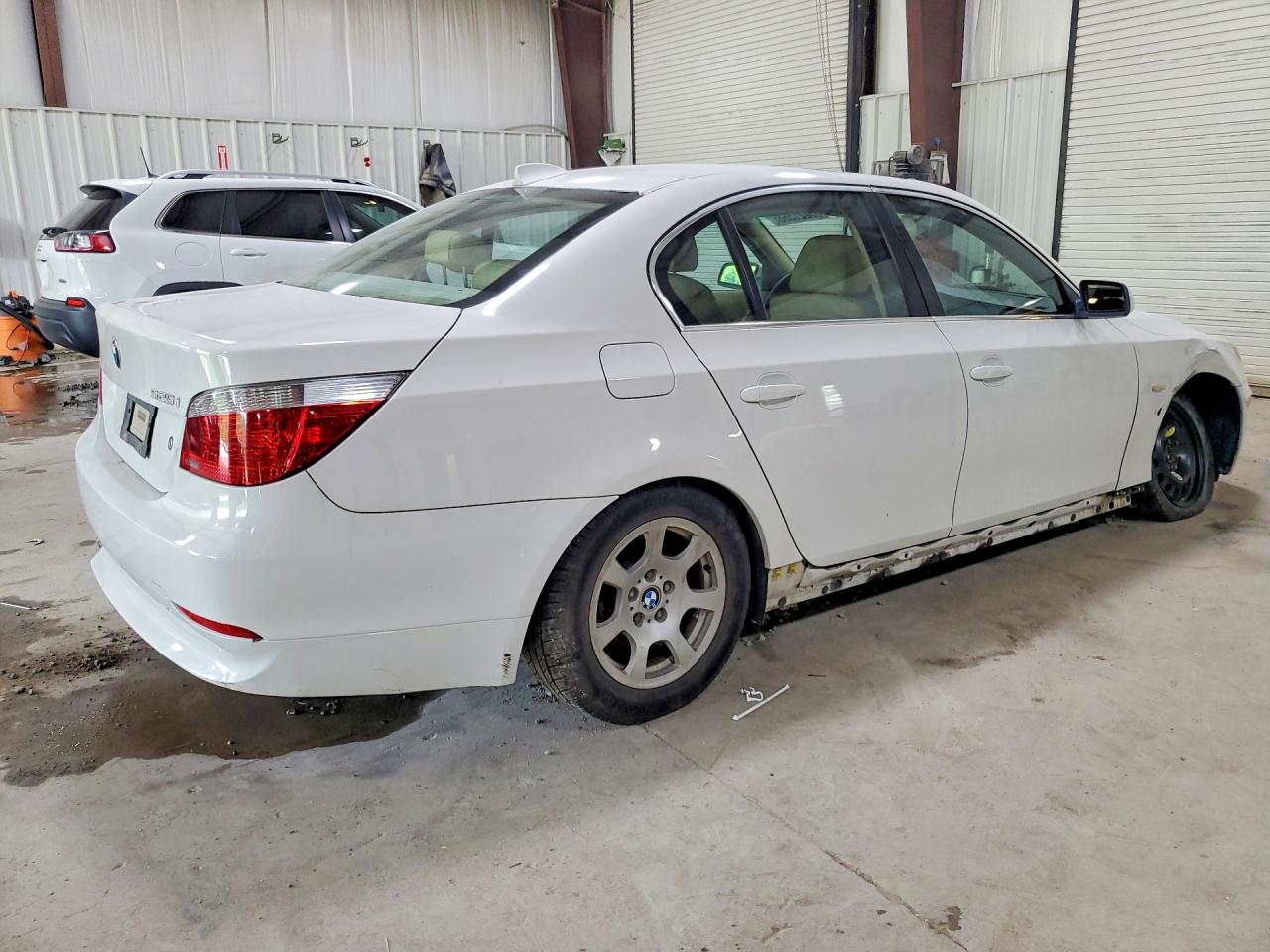 2004 Bmw 525 I White vin: WBANA53574B847371