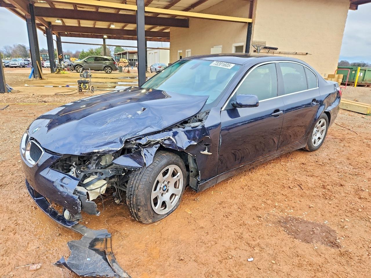 2004 Bmw 525 I Blue vin: WBANA53574B853770
