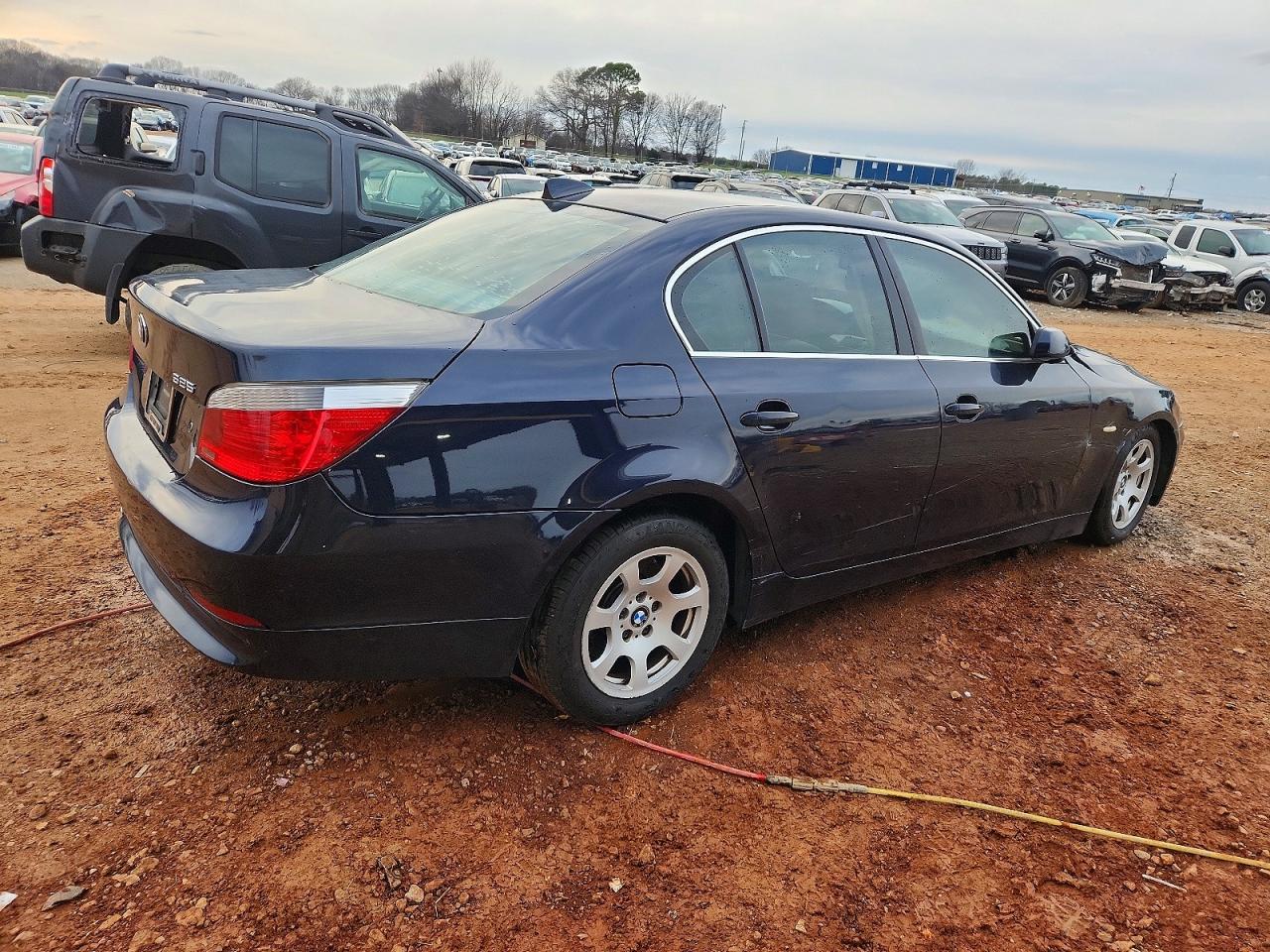 2004 Bmw 525 I Blue vin: WBANA53574B853770