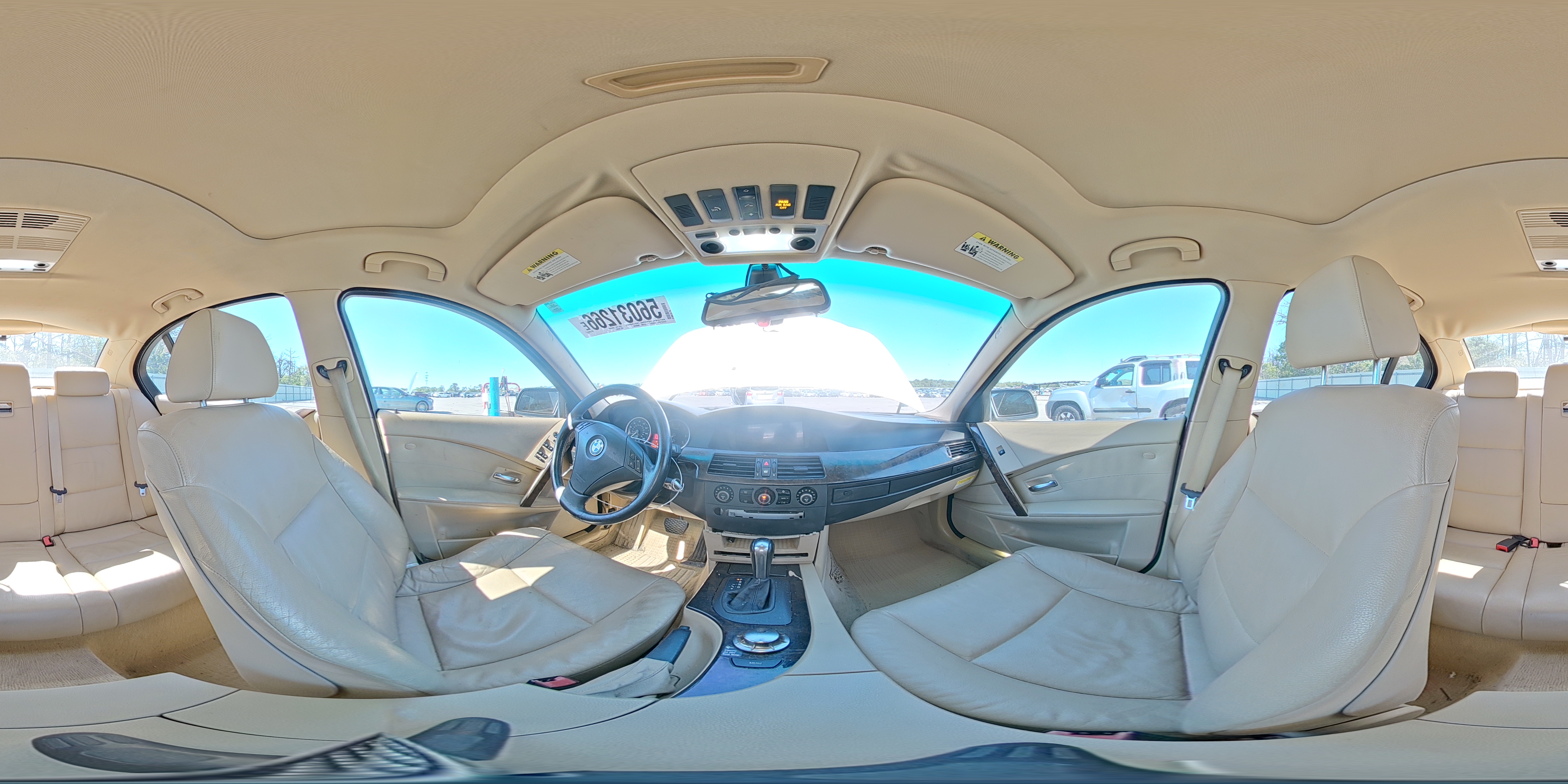 2004 Bmw 525 I Белый vin: WBANA53574B854269