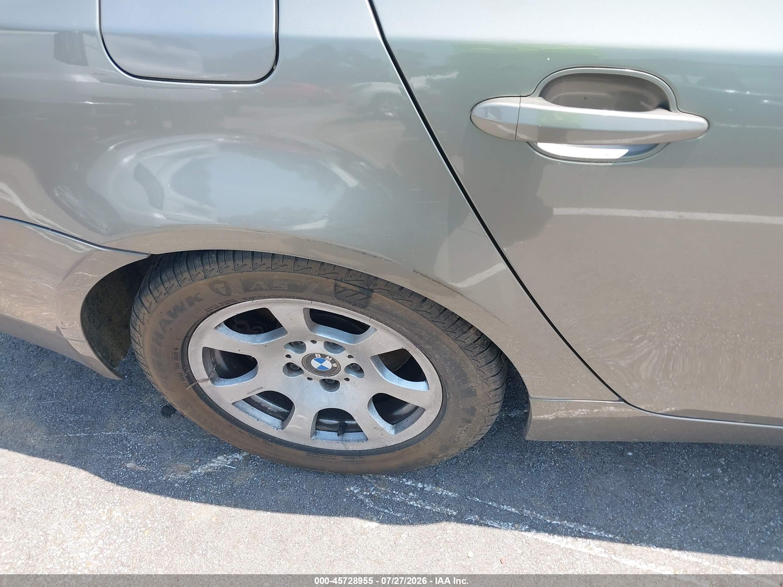 2004 Bmw 525i   Золотой vin: WBANA53584B850179
