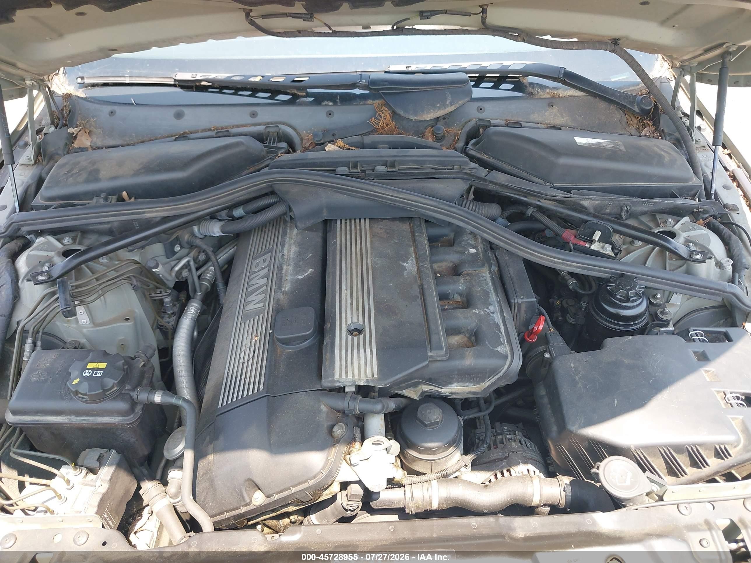 2004 Bmw 525i   Золотой vin: WBANA53584B850179