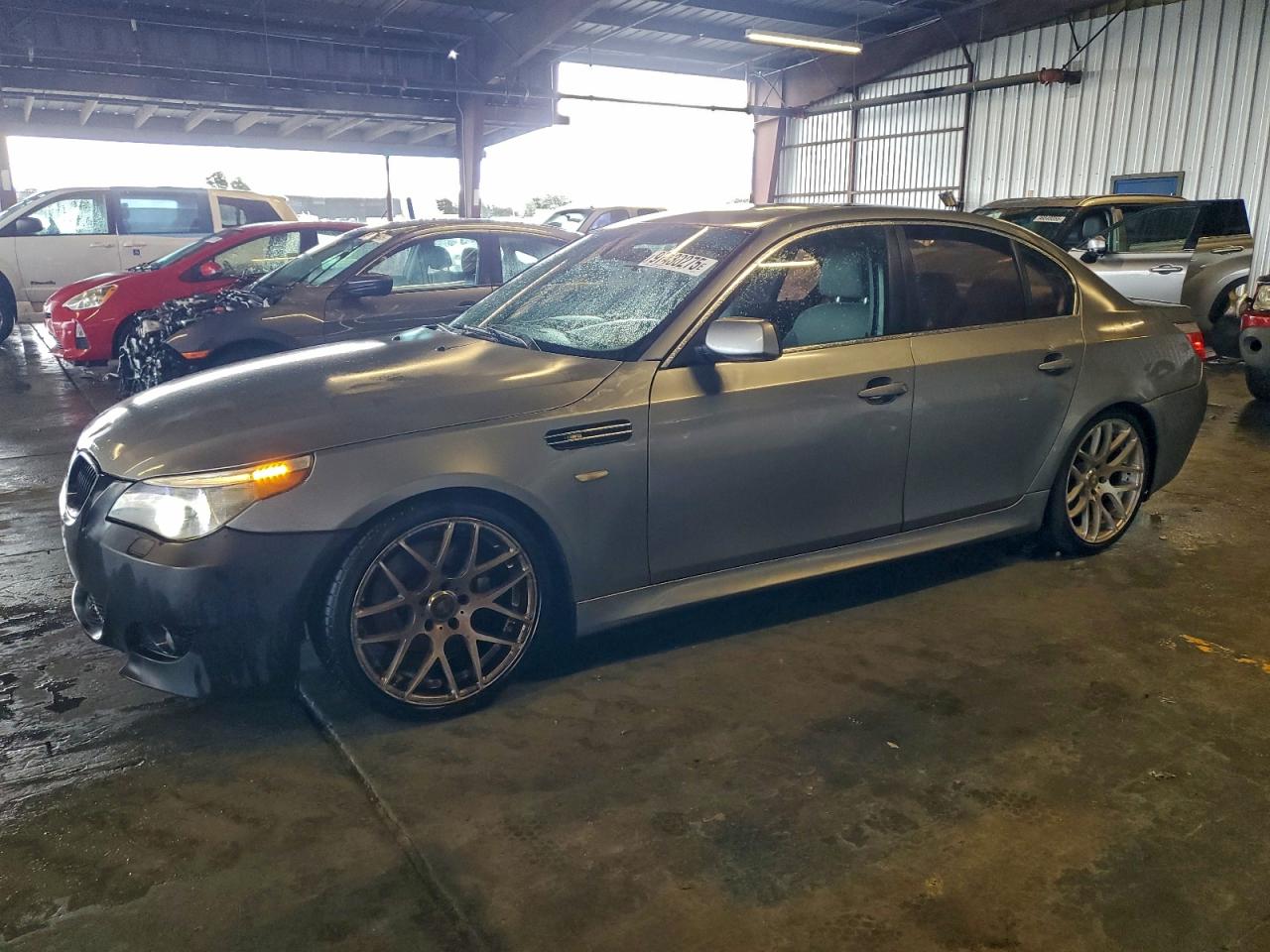 2005 Bmw 525 I Gray vin: WBANA53585B858140