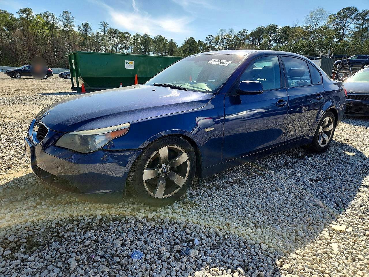 2004 Bmw 525 I Blue vin: WBANA53594B854676