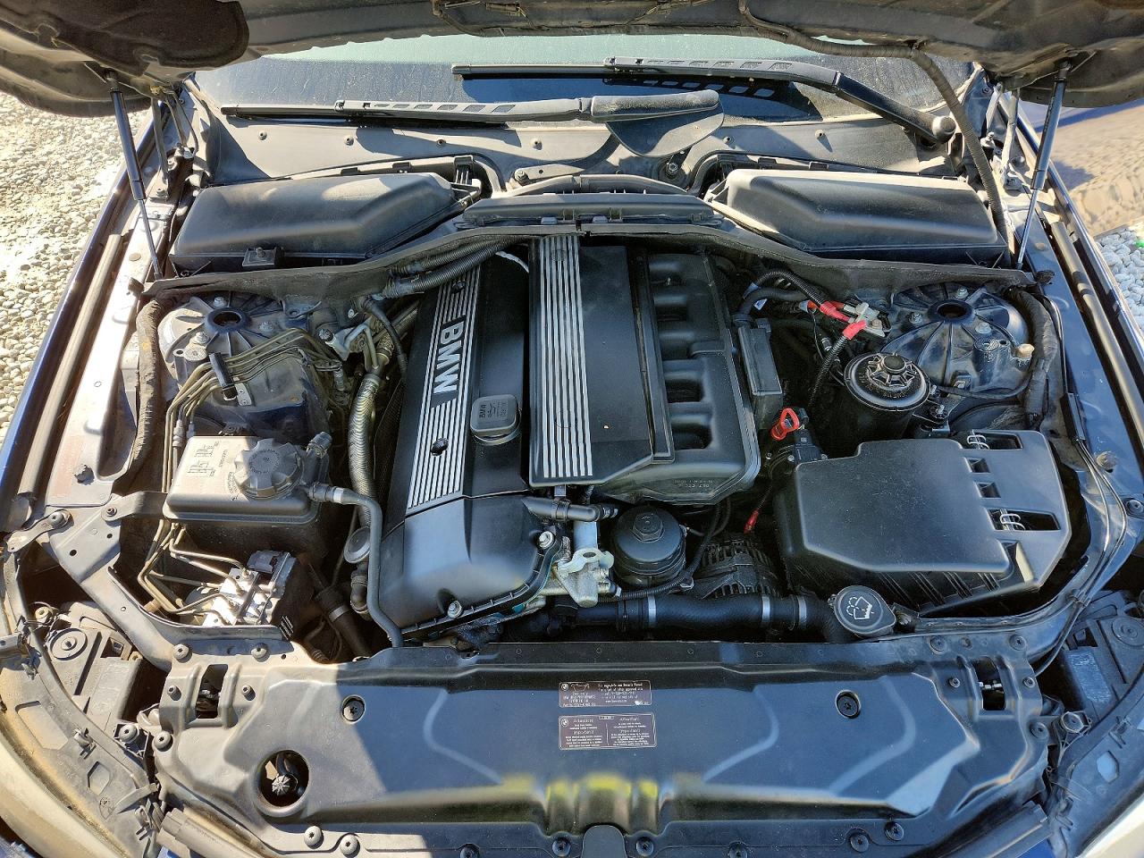 2004 Bmw 525 I Синий vin: WBANA53594B854676