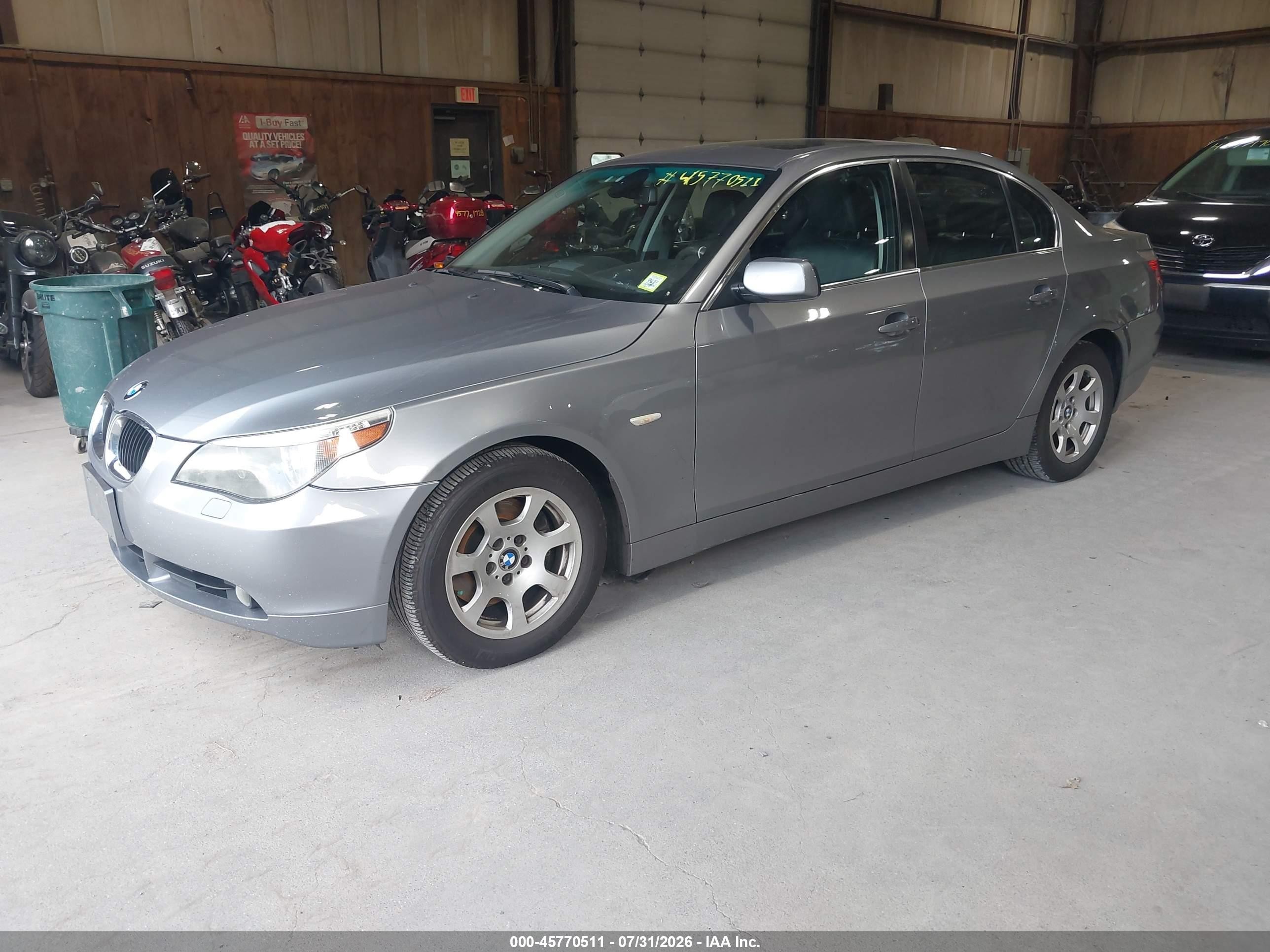 2004 Bmw 525i   Gray vin: WBANA53594B855164