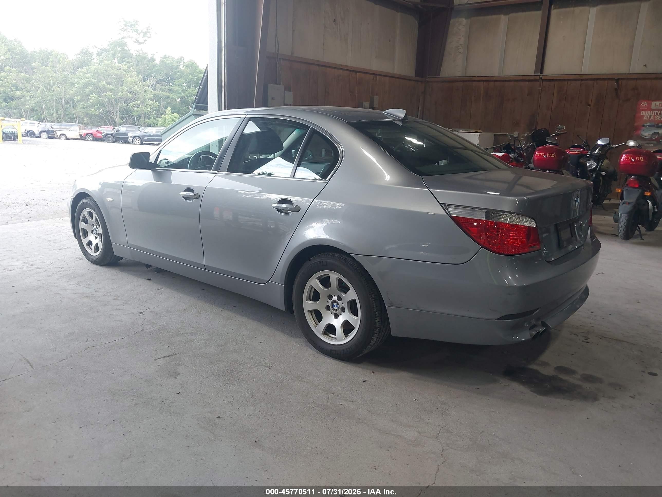 2004 Bmw 525i   Gray vin: WBANA53594B855164