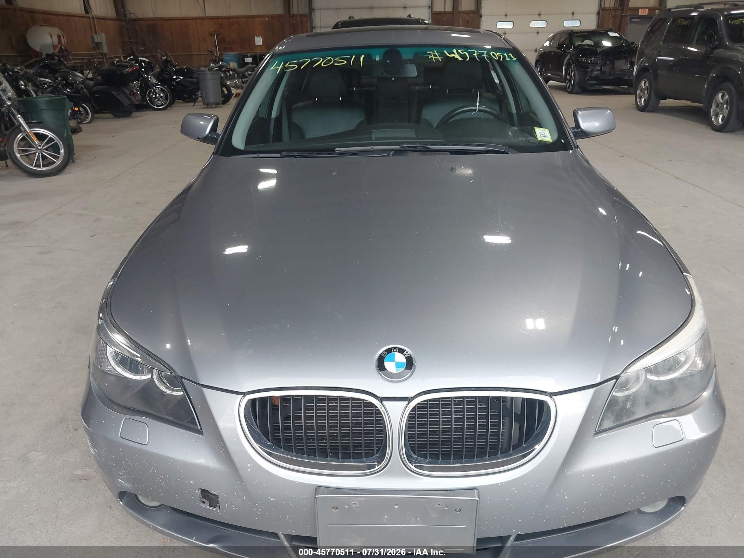 2004 Bmw 525i   Gray vin: WBANA53594B855164