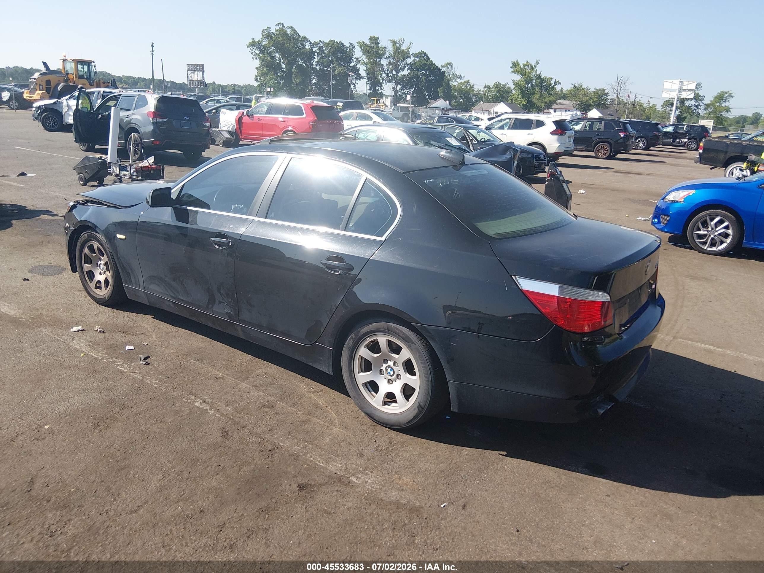 2004 Bmw 525i   Black vin: WBANA535X4B850006