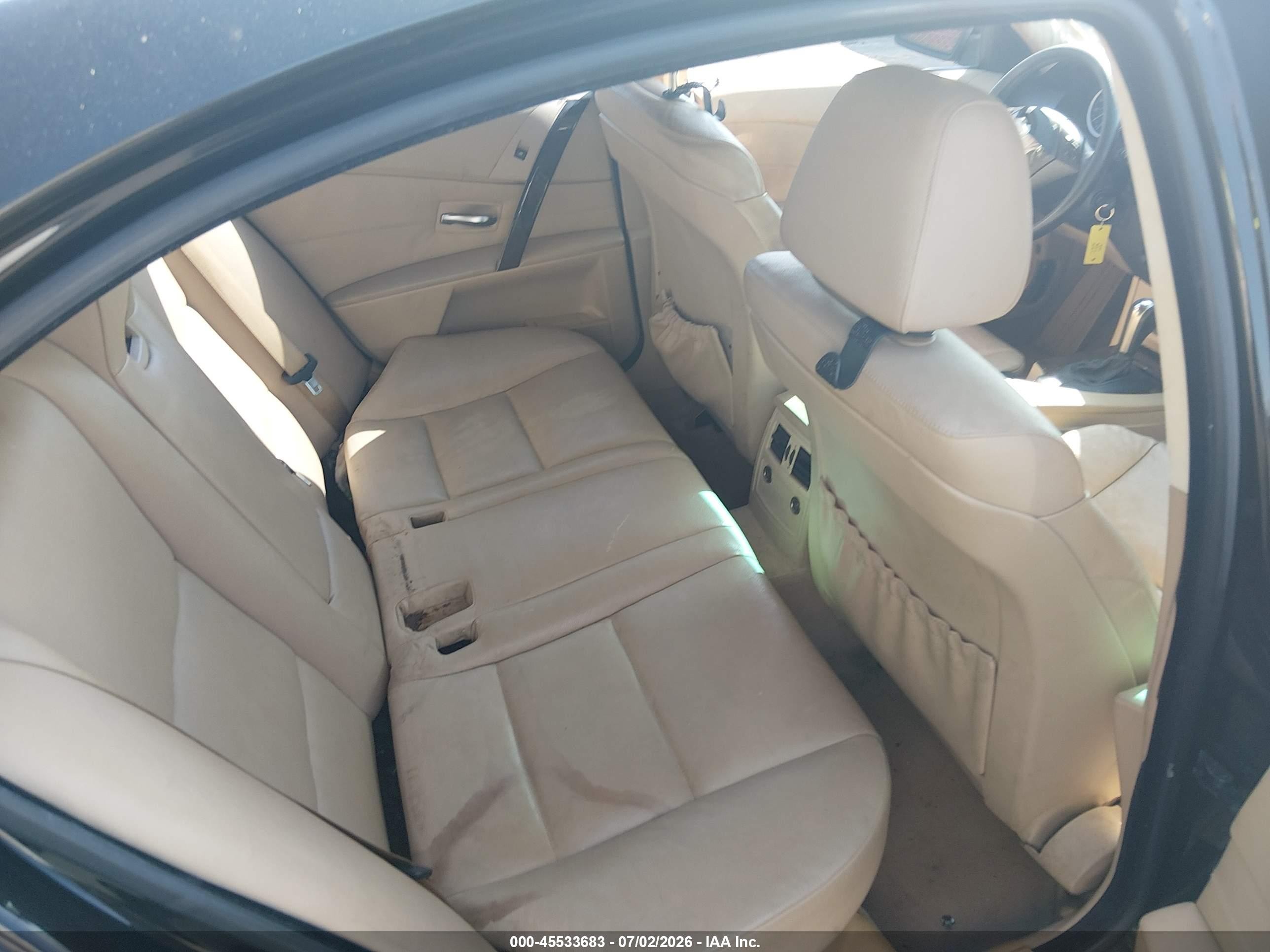 2004 Bmw 525i   Black vin: WBANA535X4B850006