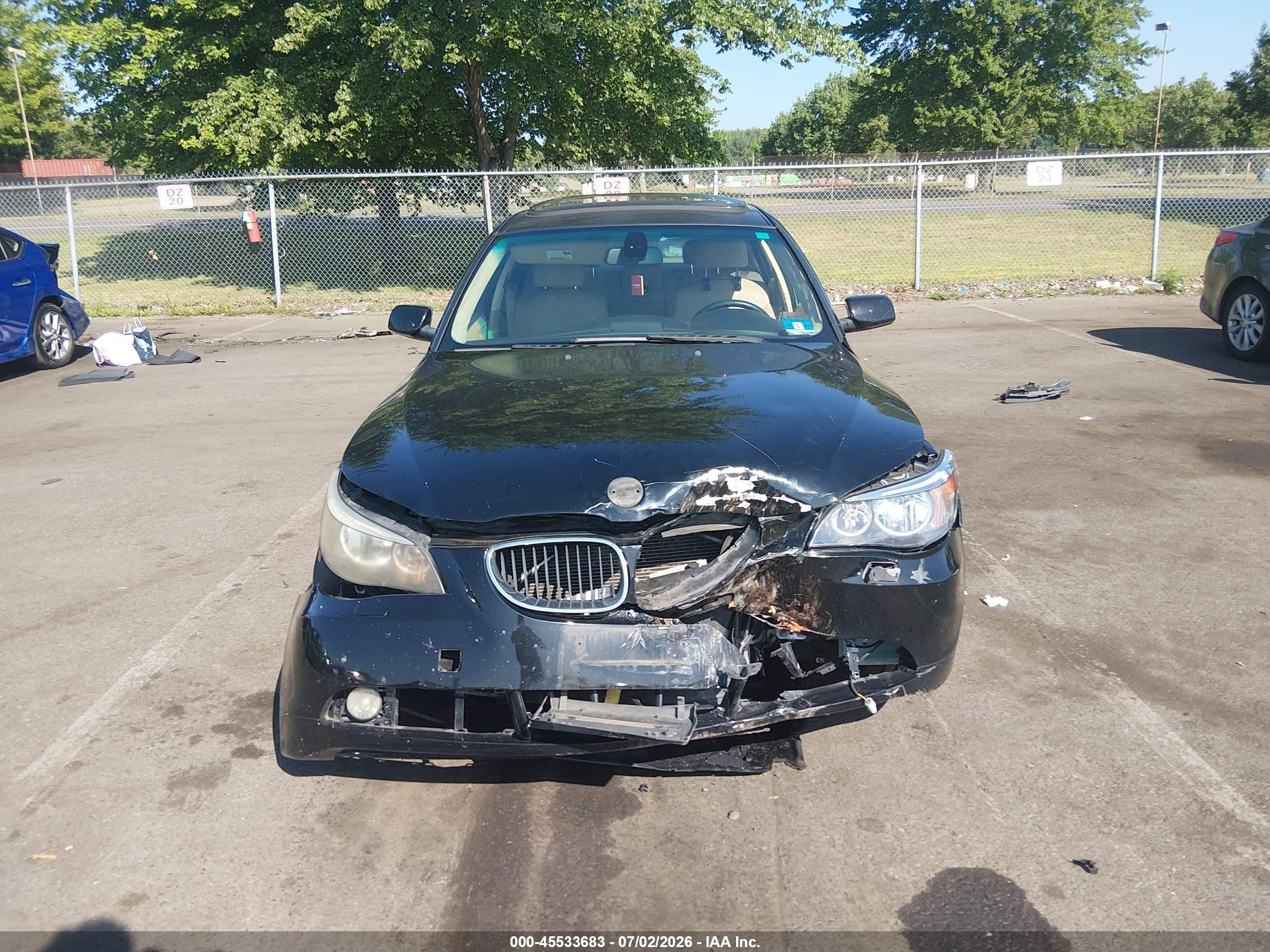2004 Bmw 525i   Black vin: WBANA535X4B850006