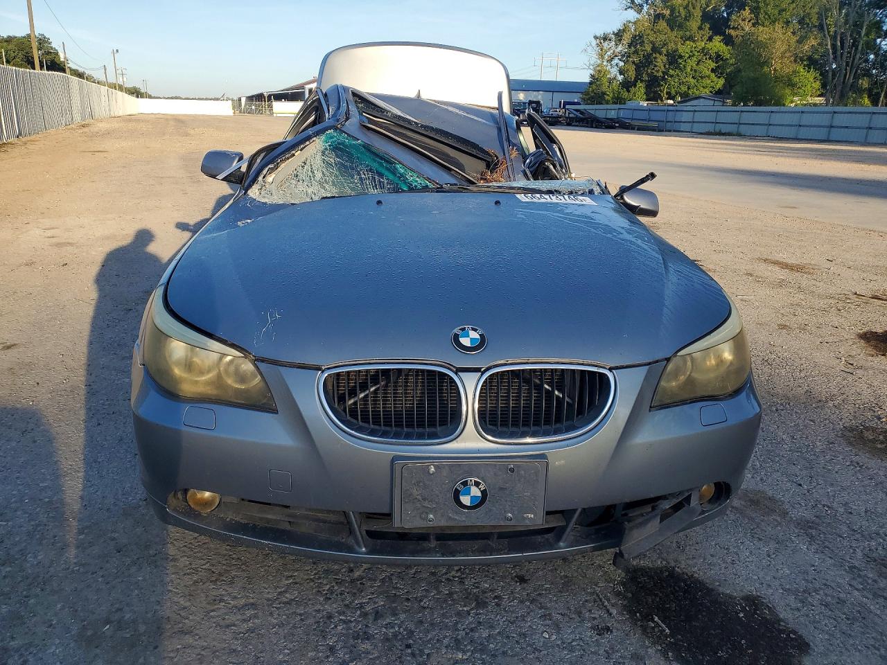 2004 Bmw 525 I Silver vin: WBANA535X4B854542