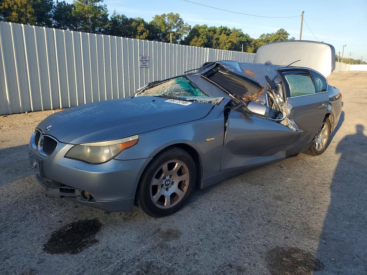 2004 Bmw 525 I Silver vin: WBANA535X4B854542