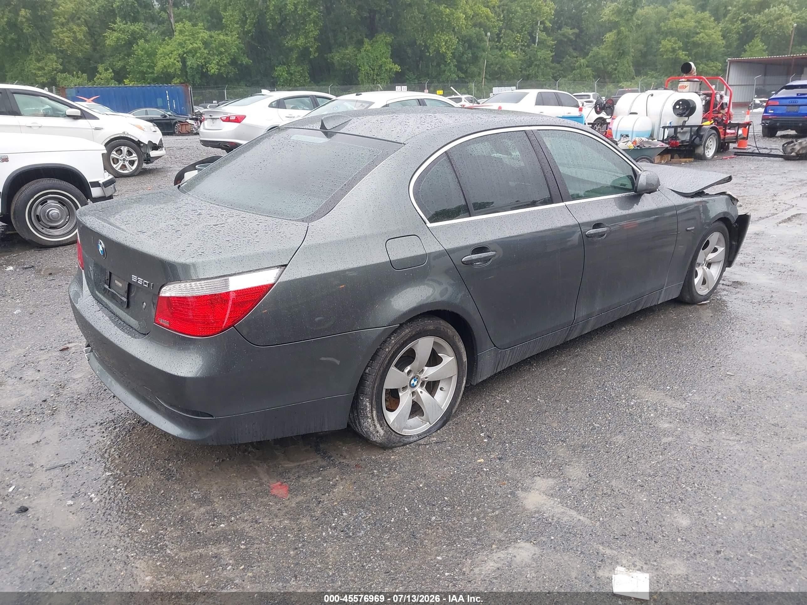 2004 Bmw 530i   Gray vin: WBANA73504B804180
