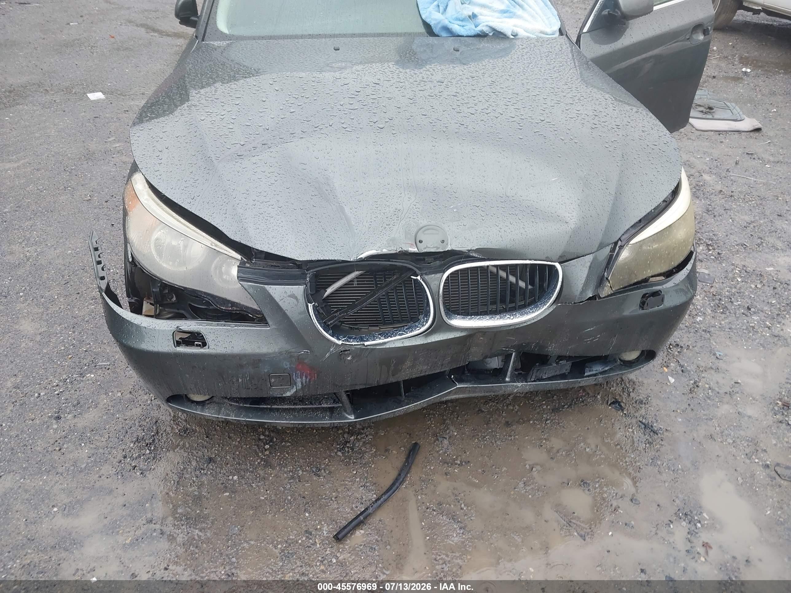 2004 Bmw 530i   Gray vin: WBANA73504B804180