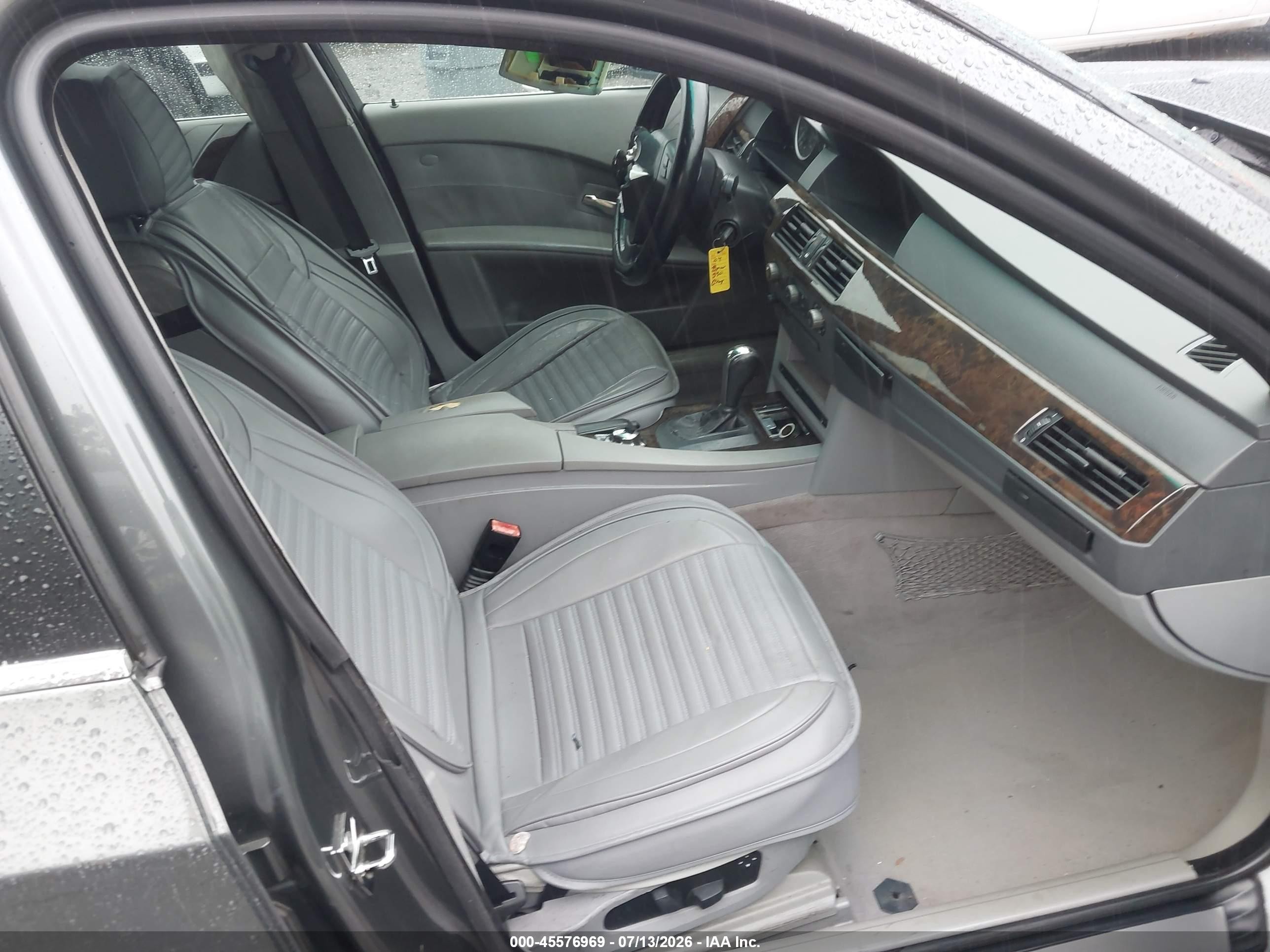 2004 Bmw 530i   Gray vin: WBANA73504B804180