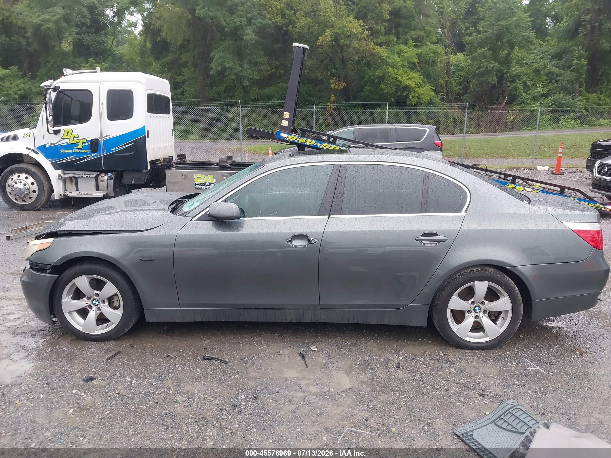 2004 Bmw 530i   Gray vin: WBANA73504B804180