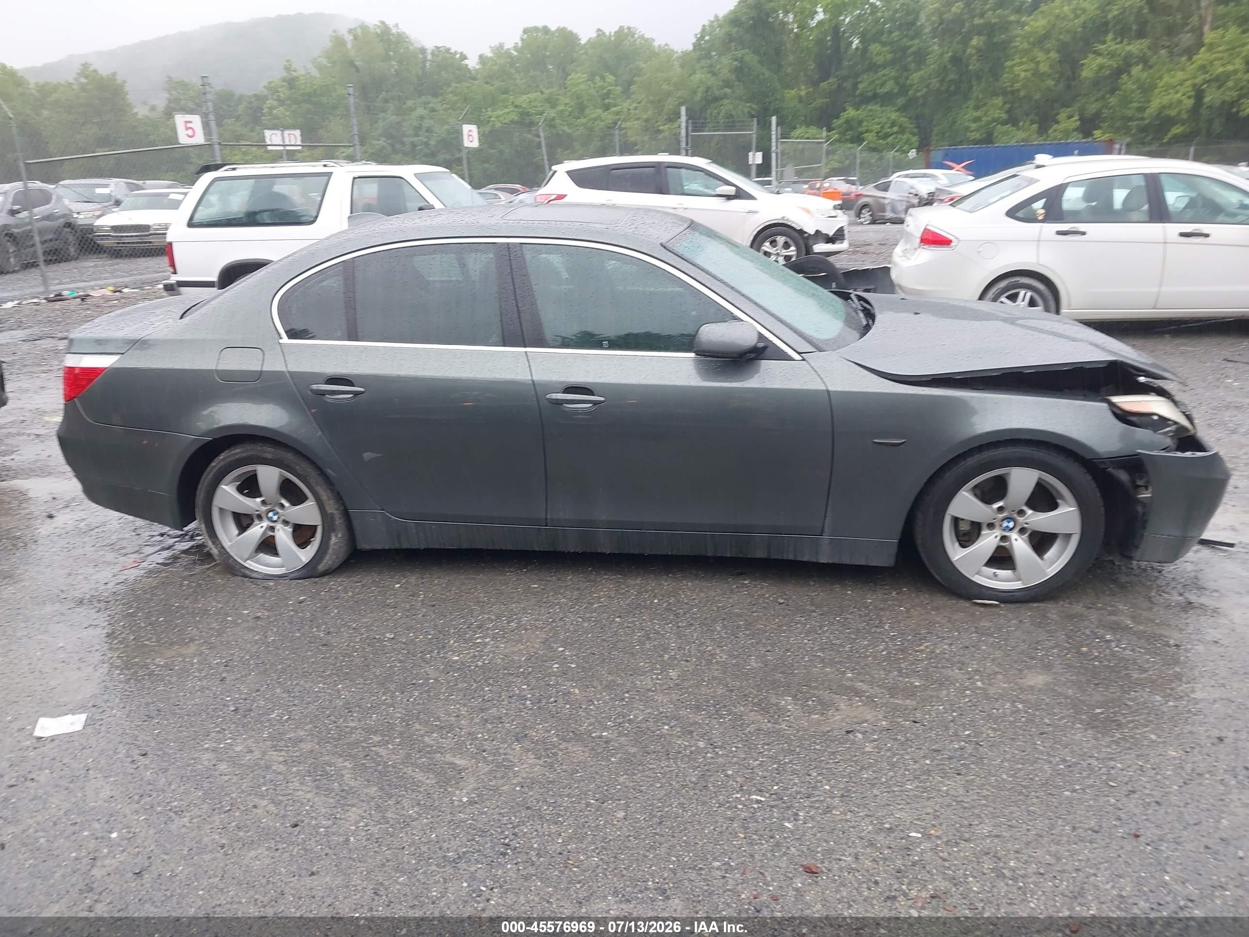 2004 Bmw 530i   Gray vin: WBANA73504B804180