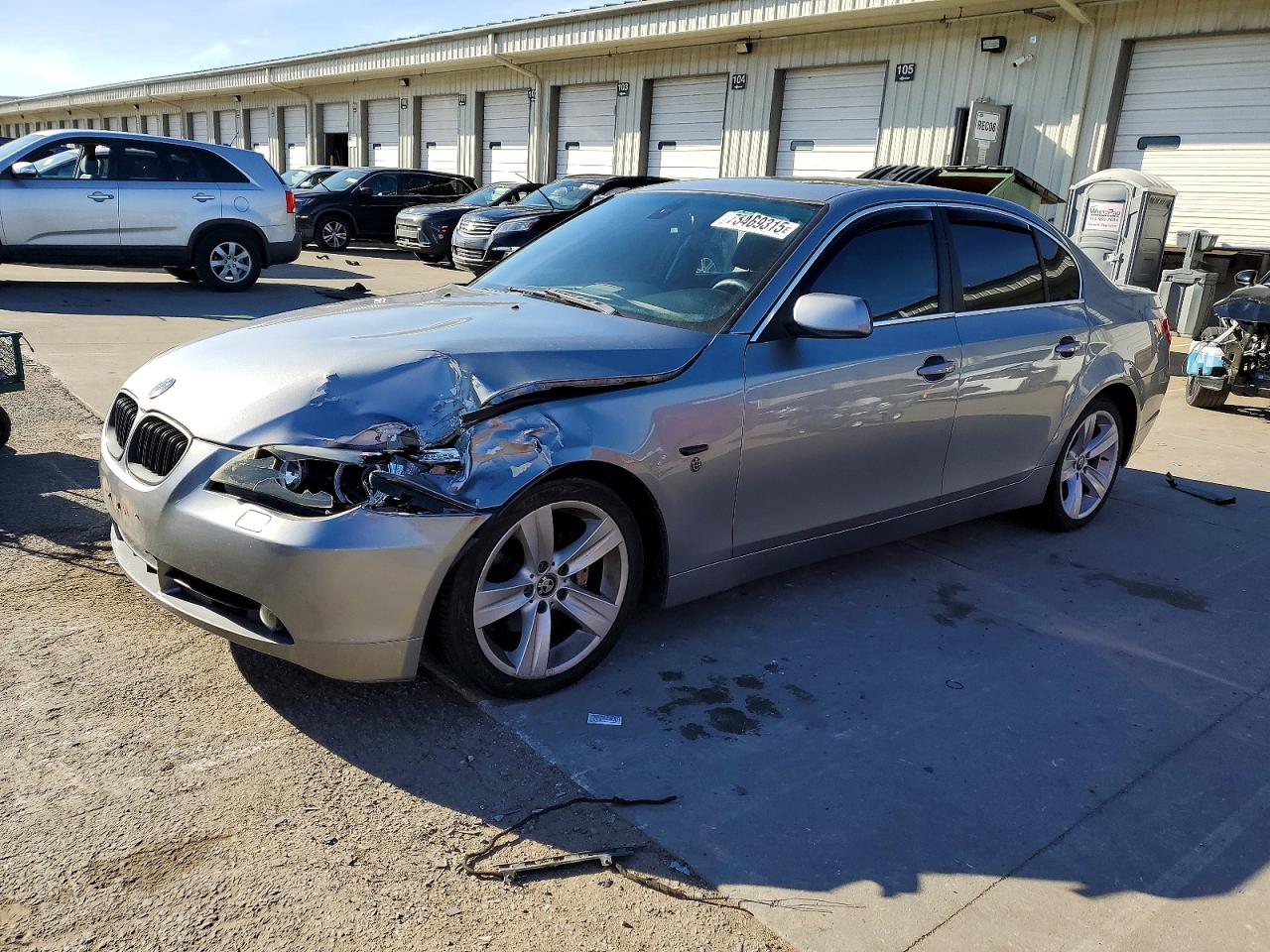 2004 Bmw 530 I Silver vin: WBANA73504B813073
