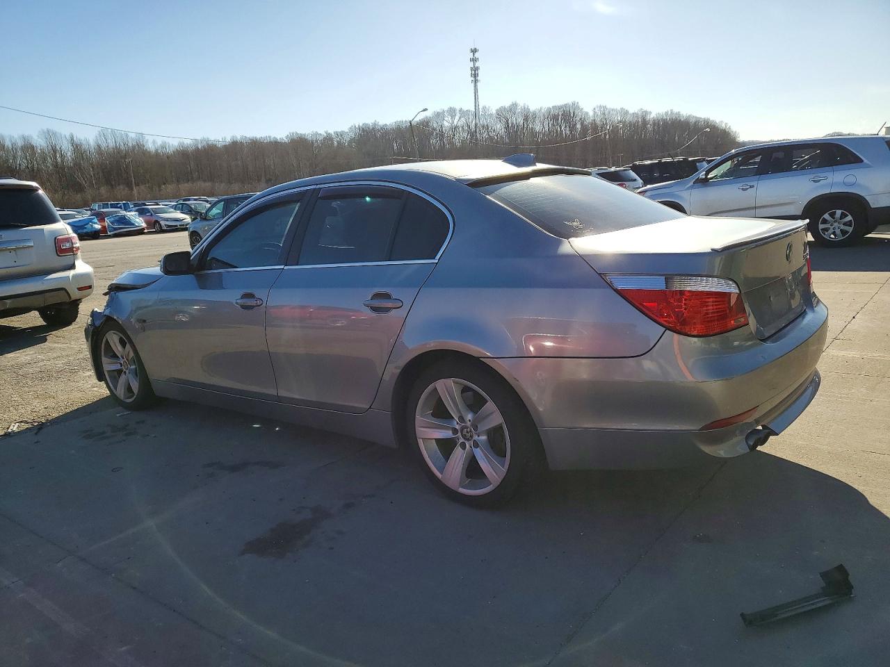 2004 Bmw 530 I Silver vin: WBANA73504B813073