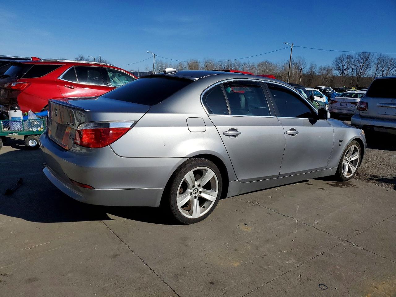 2004 Bmw 530 I Silver vin: WBANA73504B813073