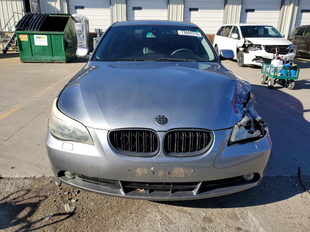 2004 Bmw 530 I Silver vin: WBANA73504B813073