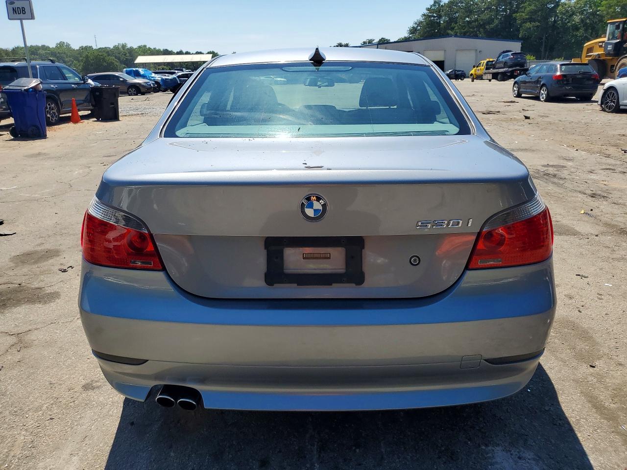 2004 Bmw 530 I Silver vin: WBANA73514B059066