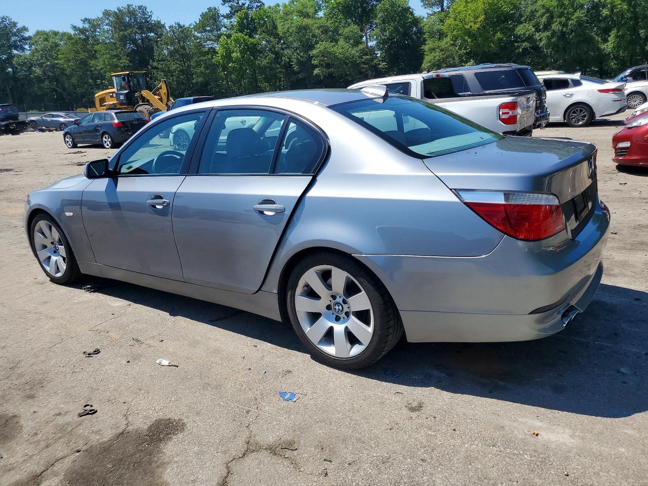 2004 Bmw 530 I Silver vin: WBANA73514B059066