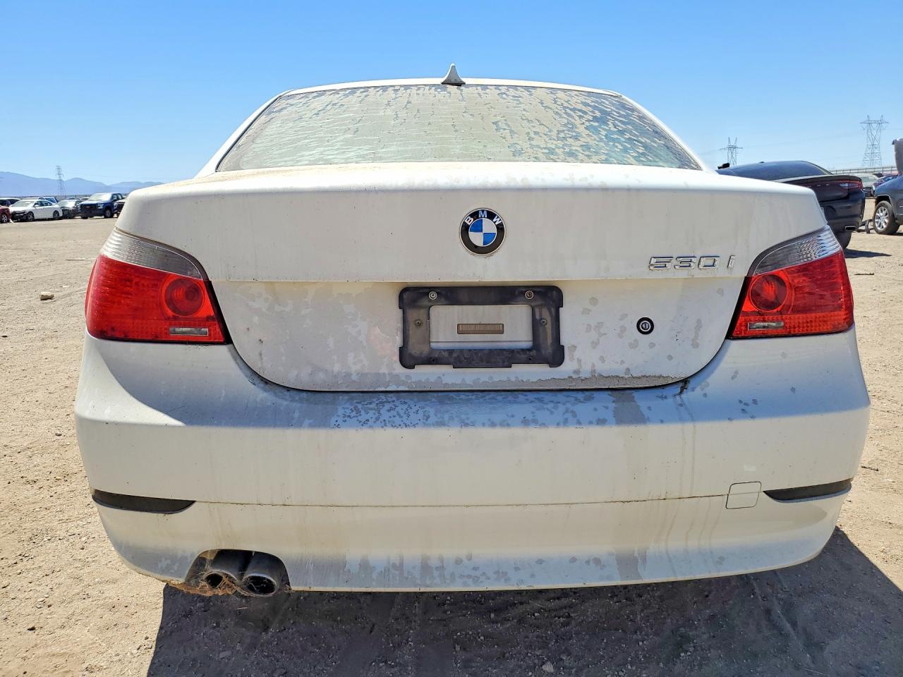 2004 Bmw 5 Series White vin: WBANA73514B811932