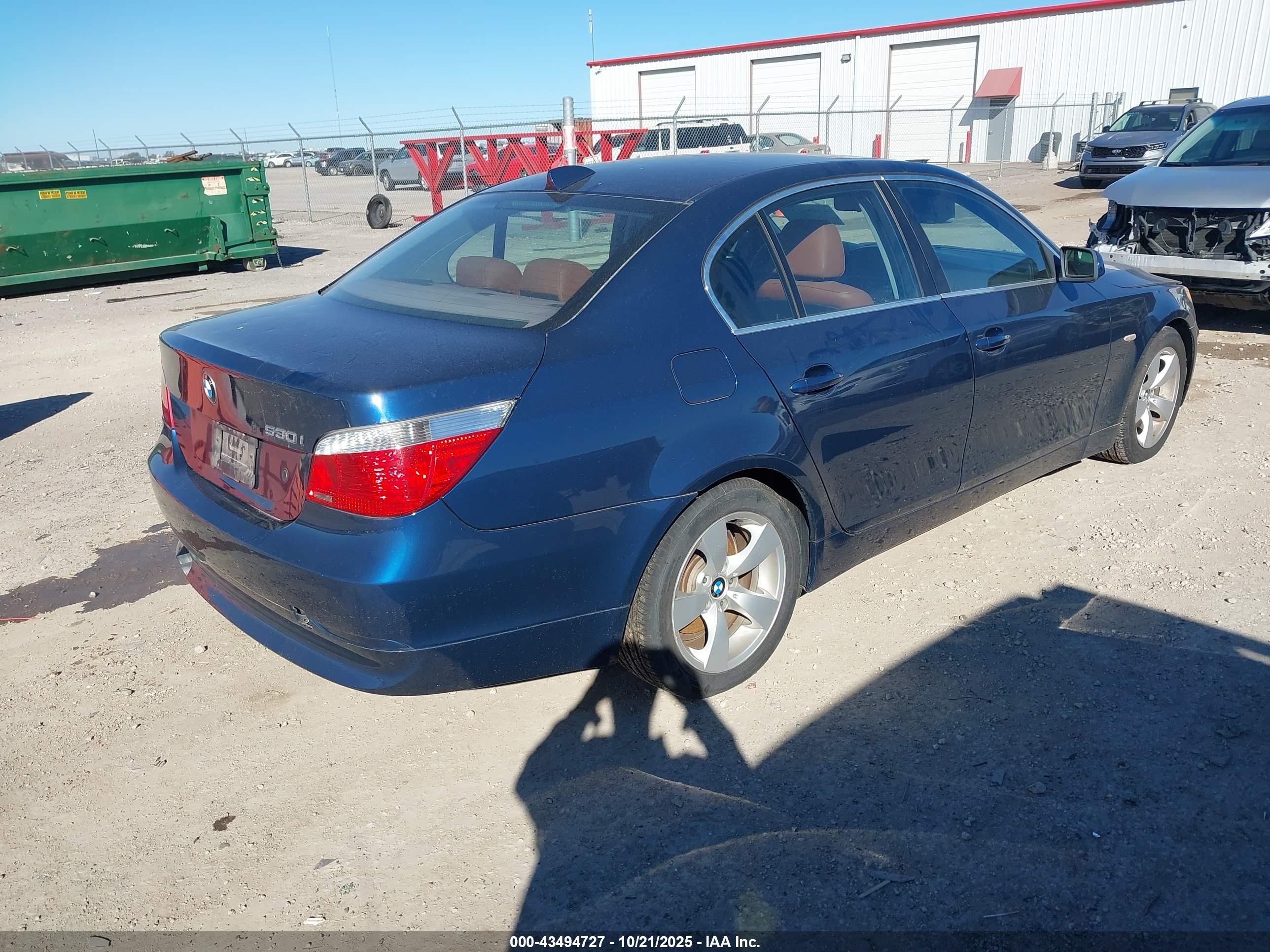 2005 Bmw 530i   Blue vin: WBANA73515B819823