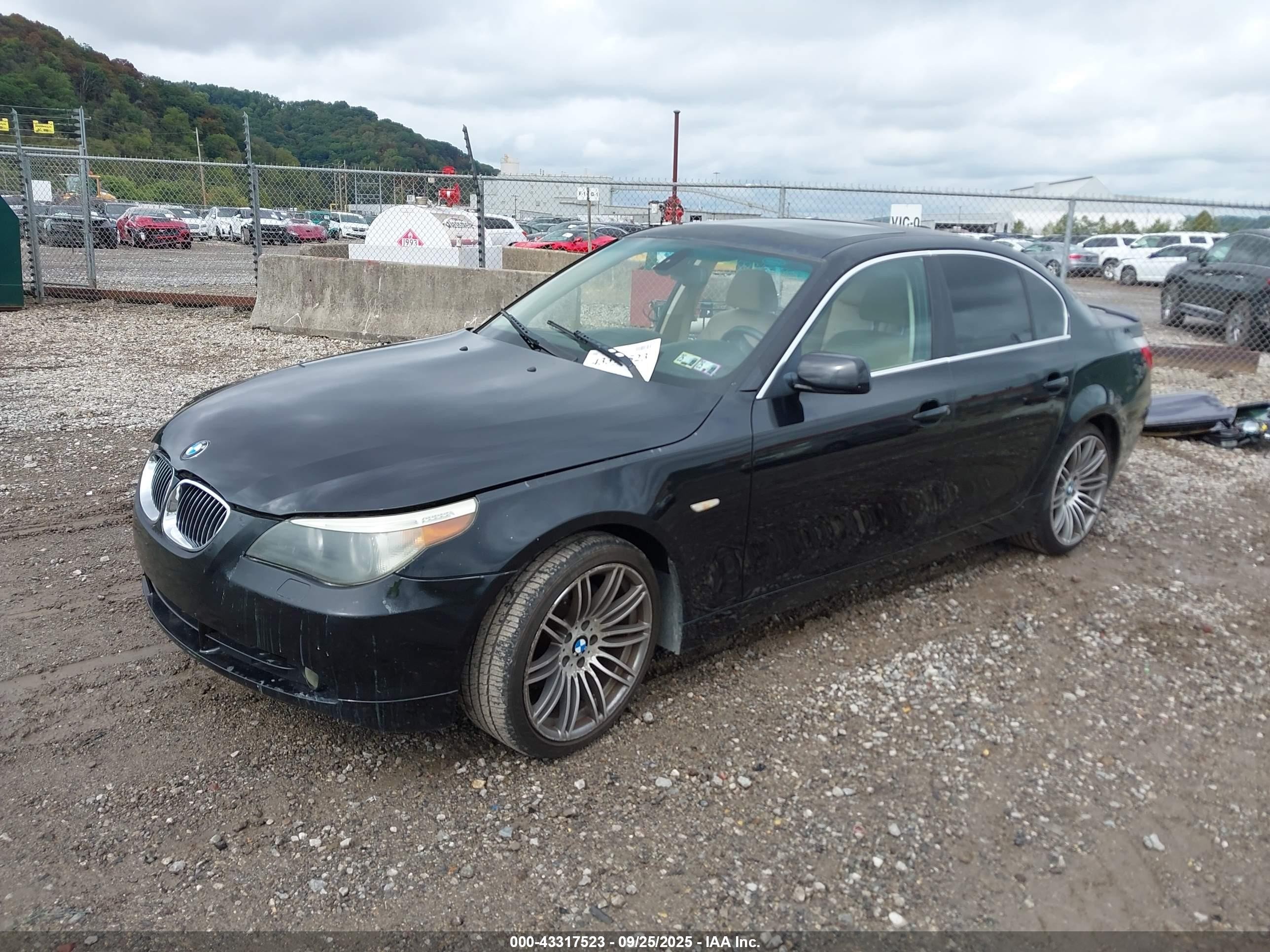 2005 Bmw 530i   Black vin: WBANA73515CR60627