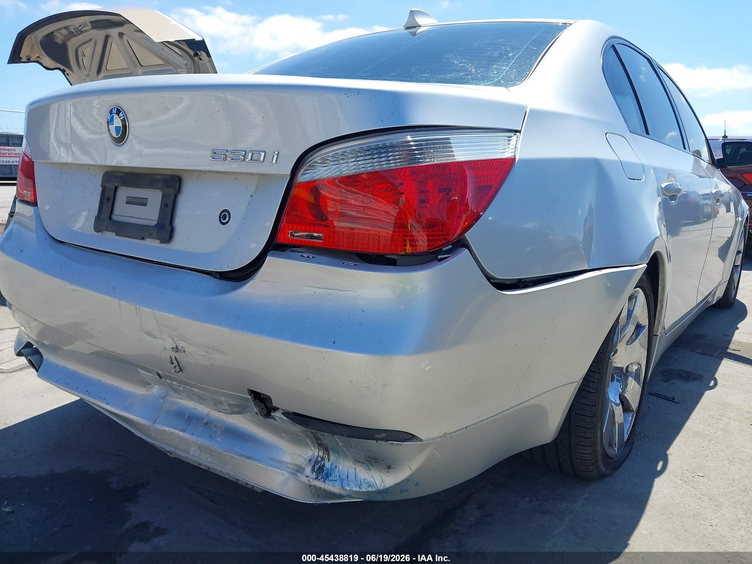 2004 Bmw 530i   Silver vin: WBANA73524B061103