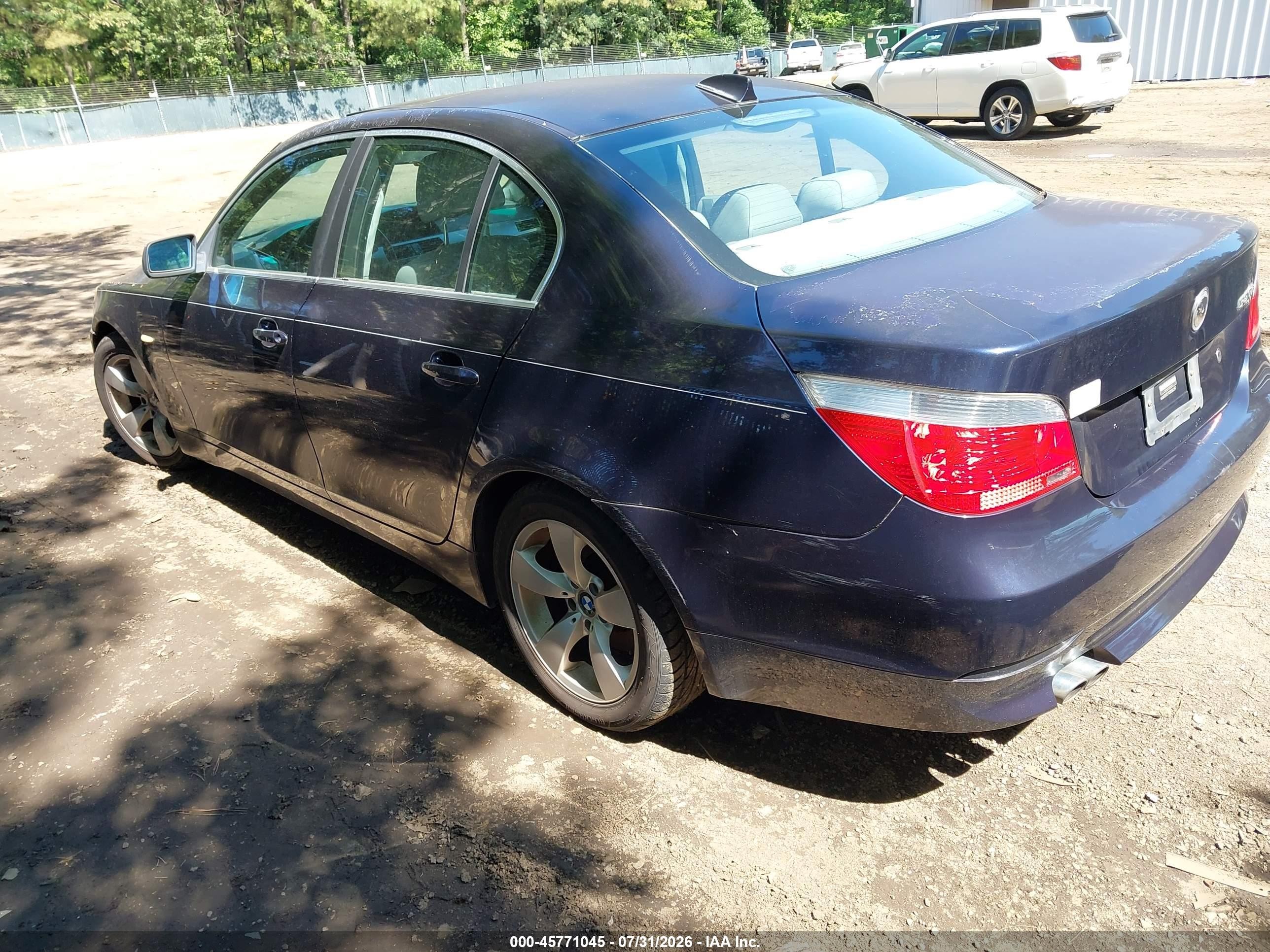 2004 Bmw 530i   Dark Blue vin: WBANA73524B801295